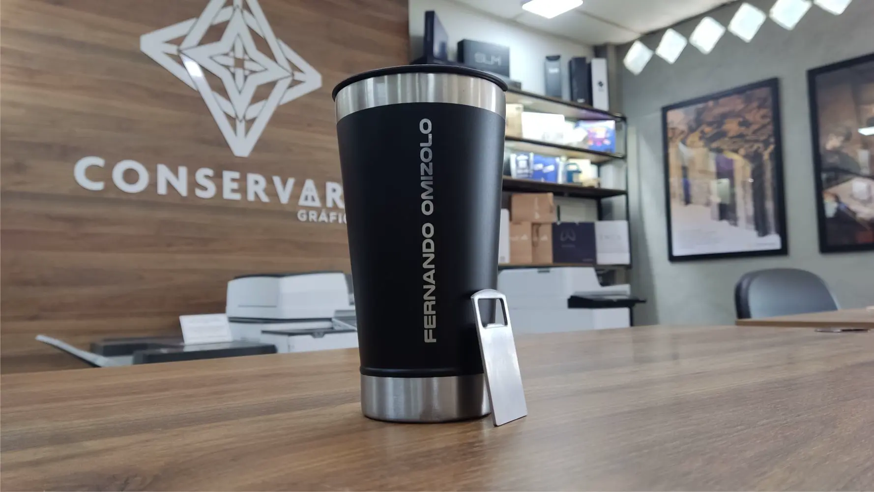 Copo Térmico 500ml com Abridor