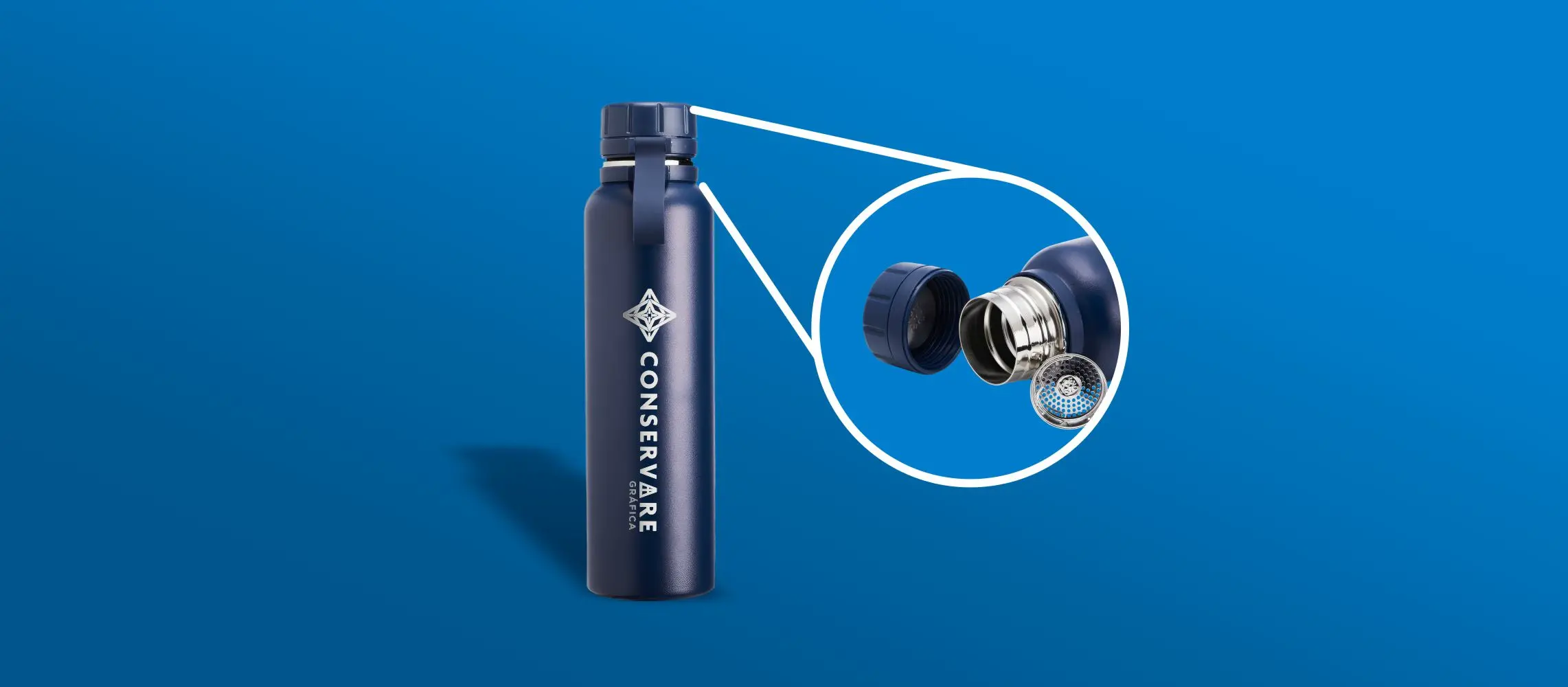 Garrafa Térmica 1 Litro com Infusor