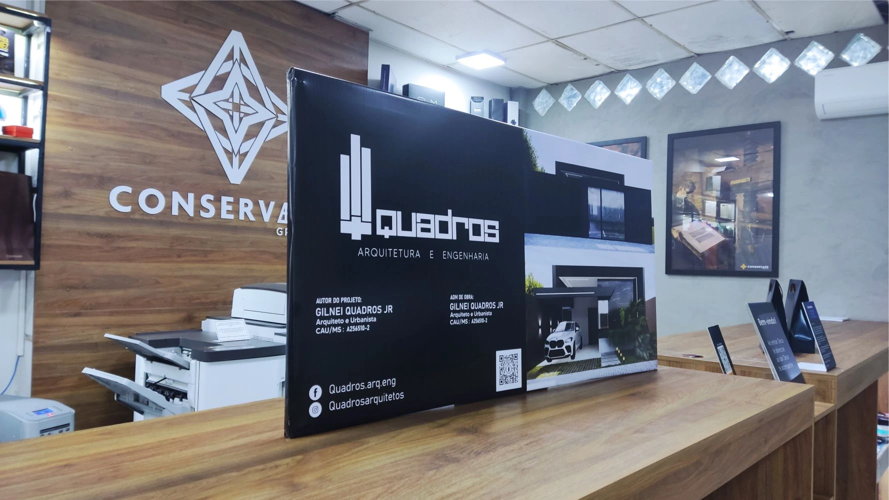 Placa de Metalon (Obra)